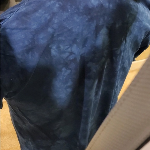 JAWS “SHARK” T-Shirt Blue by The Mountain DYED & Printed in US (New w/Tags) - Picture 3 of 5